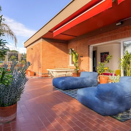 Luxury Penthouse With Terrace And Hot Tub * Roma